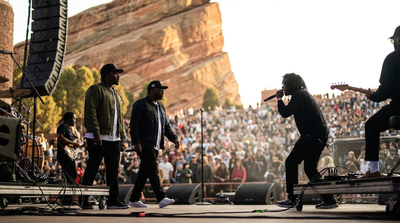 Clipse & J.I.D at Red Rocks