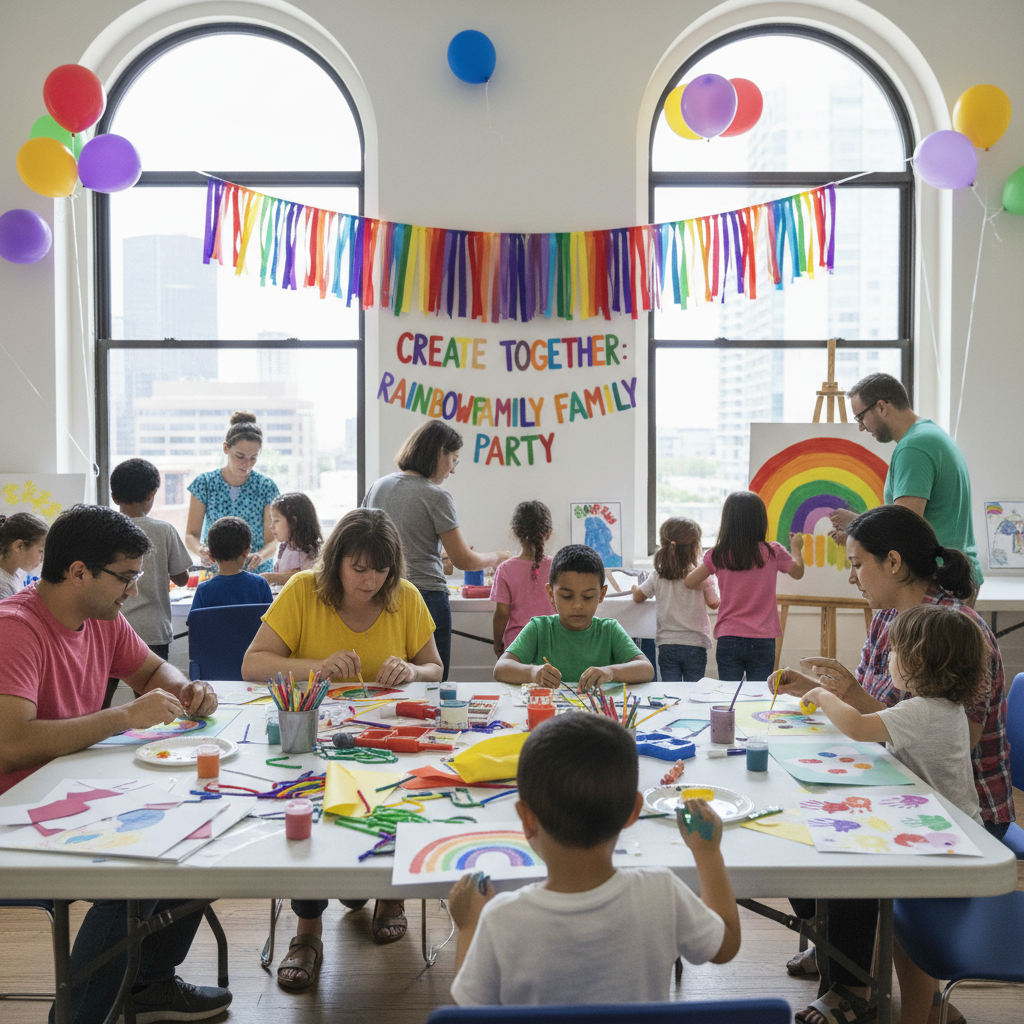 Create Together: Fun Friday - Rainbow Family Party