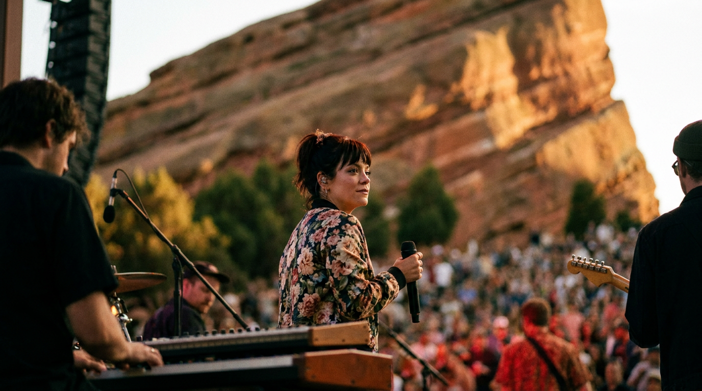Lily Allen at Red Rocks Amphitheatre
