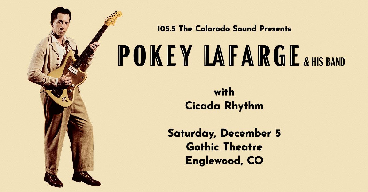 Pokey LaFarge with Cicada Rhythm