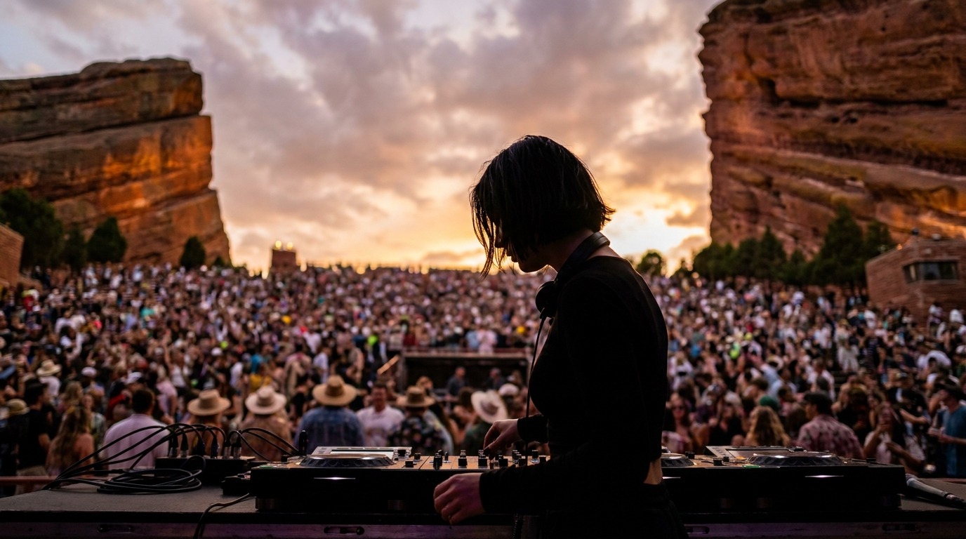 Sara Landry at Red Rocks Amphitheatre