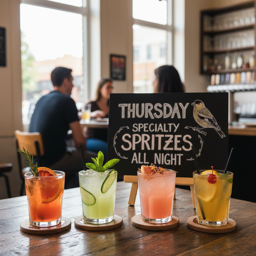 Thursday Specialty Spritzes All Night