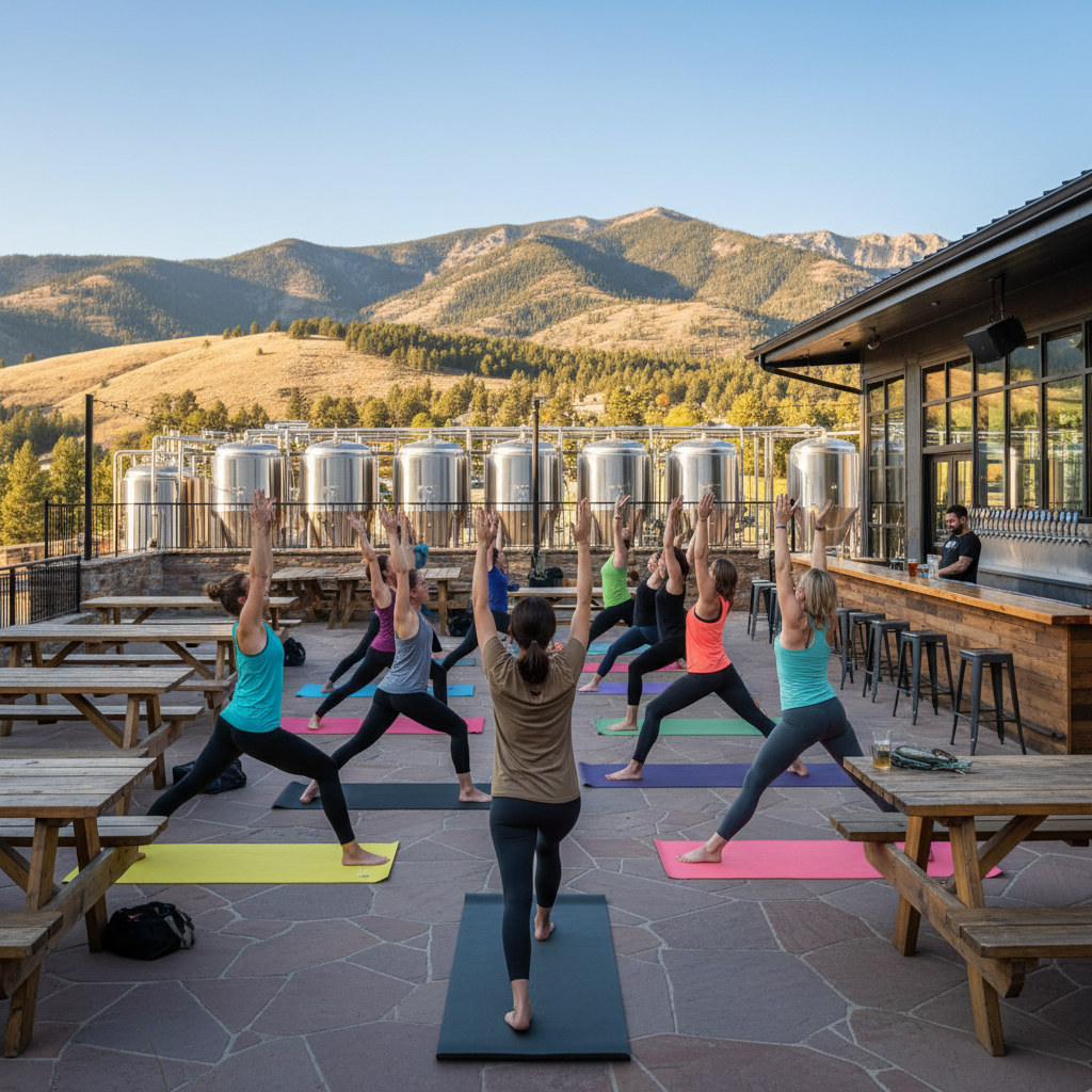 Yoga on Tap at New Terrain Brewing