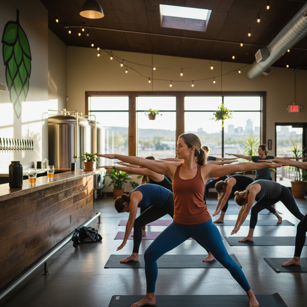 Yoga on Tap at New Terrain Brewing