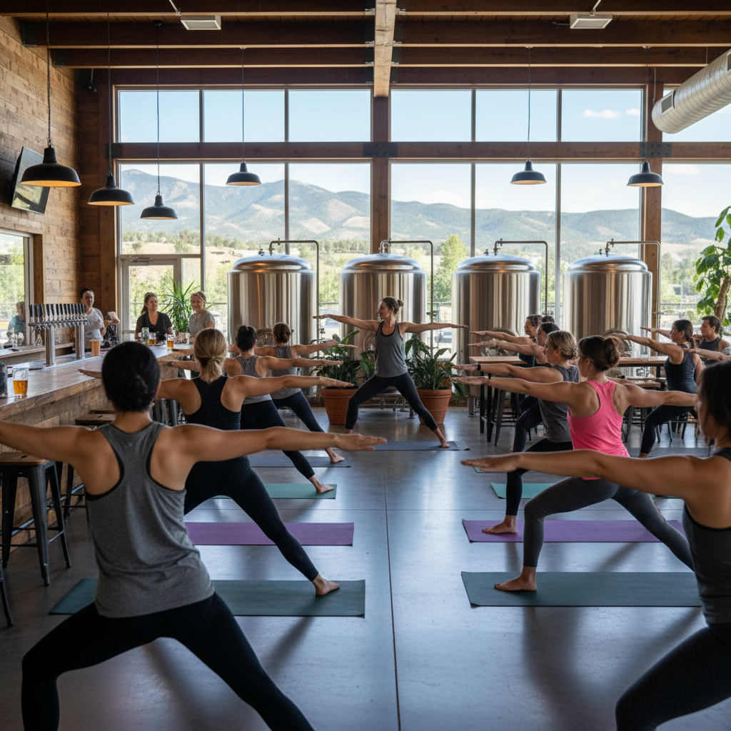 Yoga on Tap at New Terrain Brewing